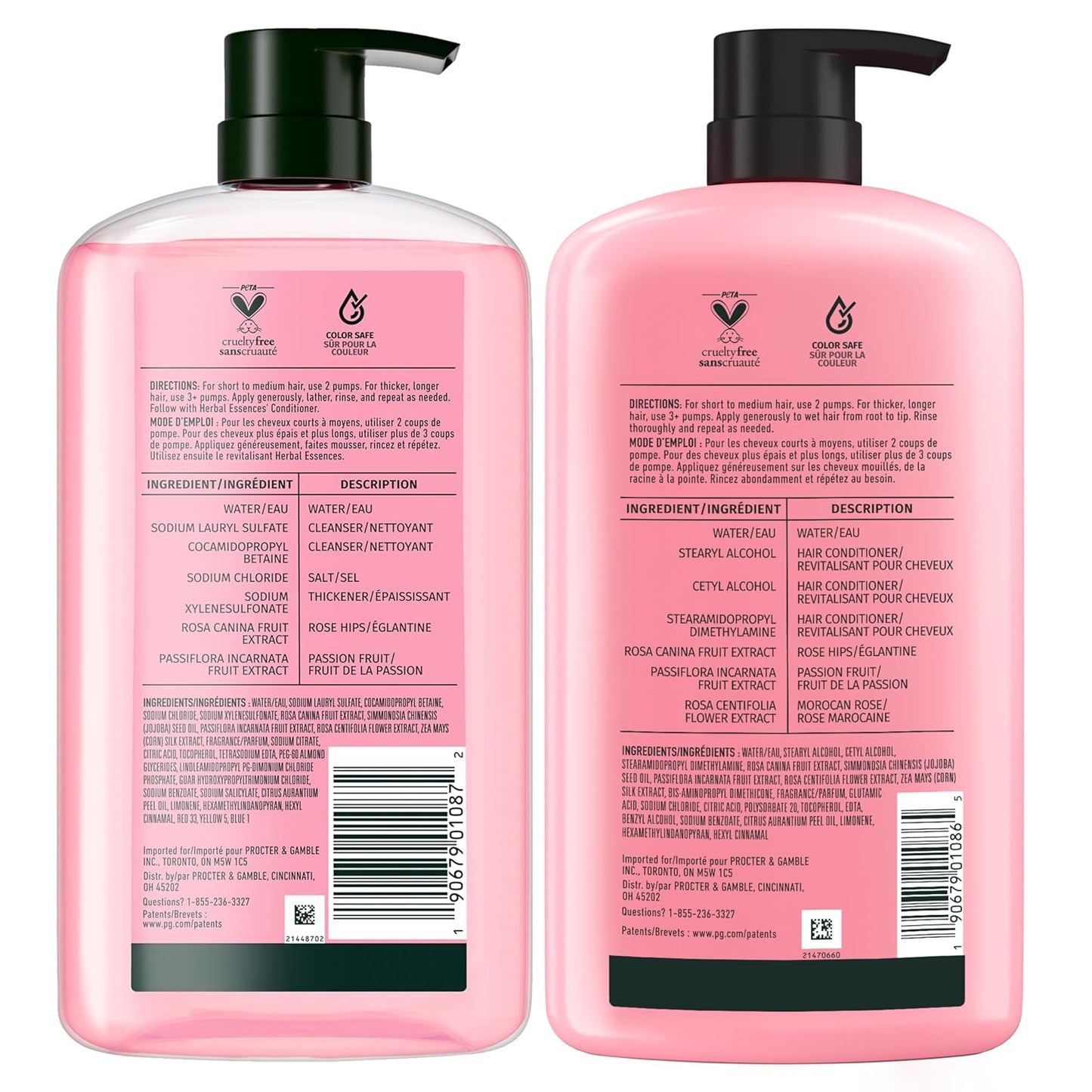 Herbal Essences Shampoo & Conditioner Set - Paraben-Free, Color-Safe, Shiny Hair | 29.2 Fl Oz Each, 2-Pack