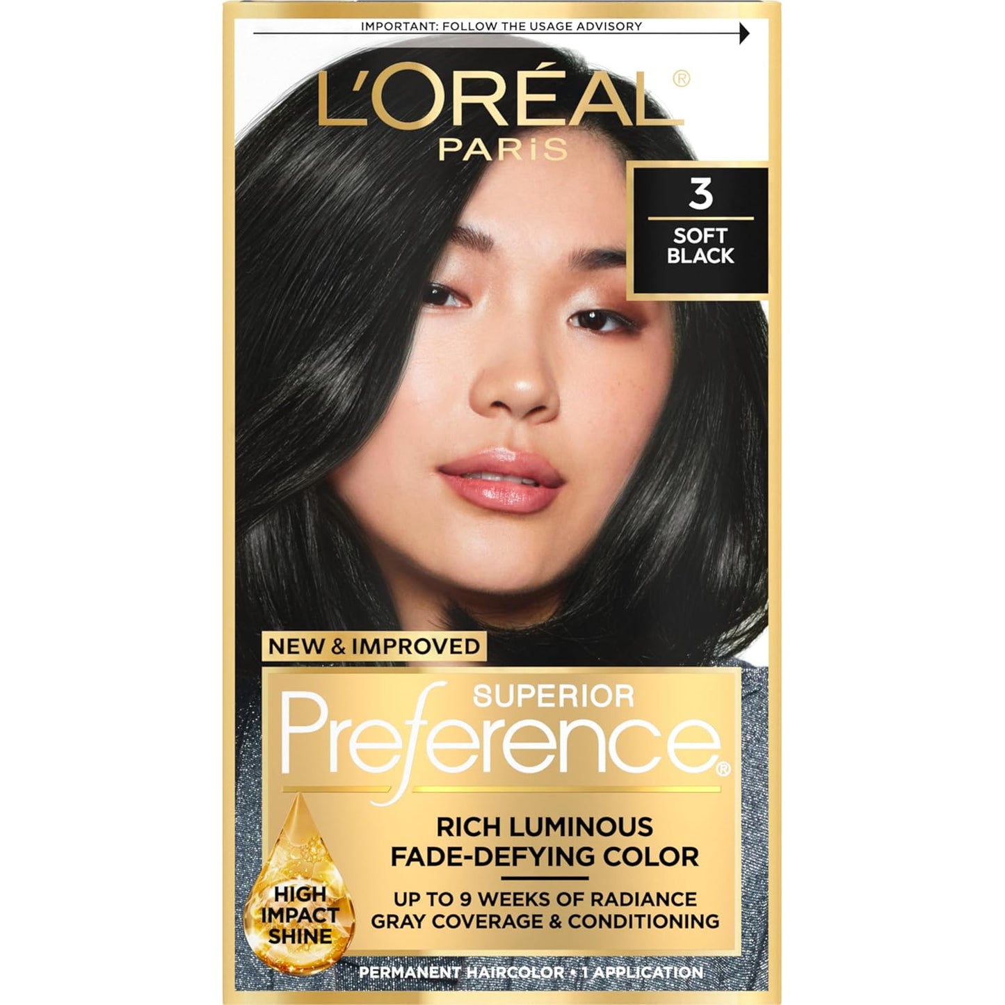 L'Oreal Paris Hair Color - Superior Preference Dark Ash Blonde 7A | Fade-Defying Permanent Dye for 9 Weeks of Radiance