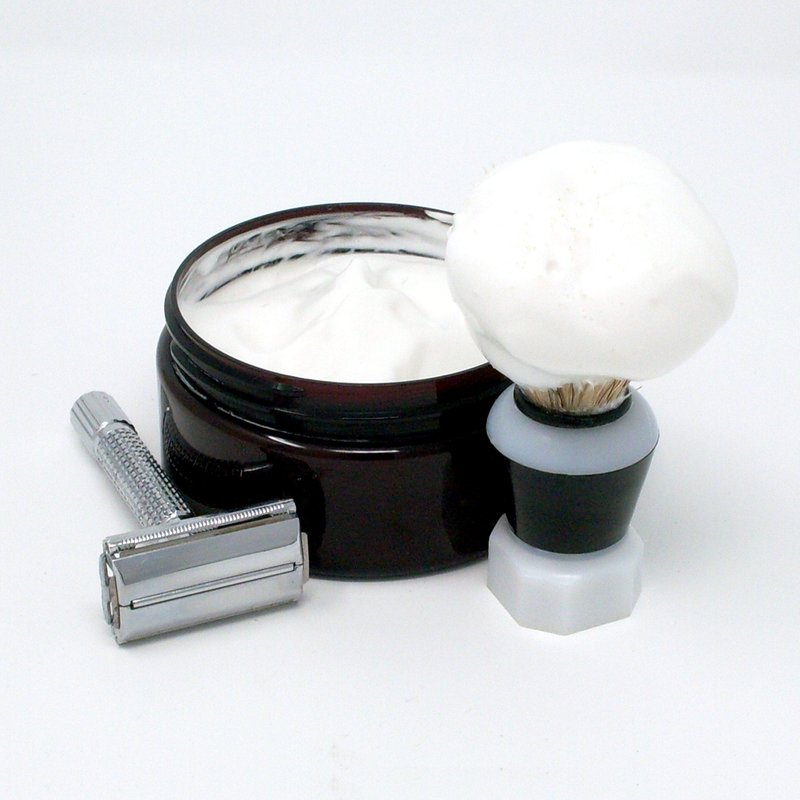 TSE for Men Espresso Shaving Soap with Tallow and Shea Butter. Natural Ingredients for Rich Lather and a Smooth Comfortable Shave. Artisan 4.5 oz Semi-Soft Italian Style. Made in the USA.