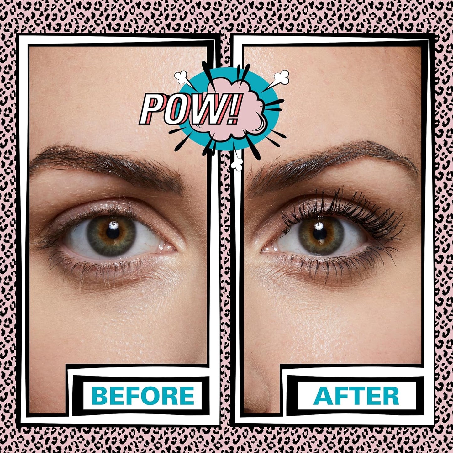 5D Lash Pow Mascara - Lengthening & Volumizing Black Formula | Vegan & Cruelty-Free, 0.41 fl oz