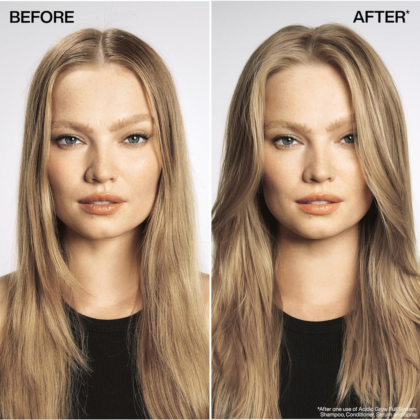 Redken Acidic Grow Full System Densifying Shampoo - Lightweight Formula for Thicker, Fuller Hair | Gentle Cleansing & Scalp Hydration