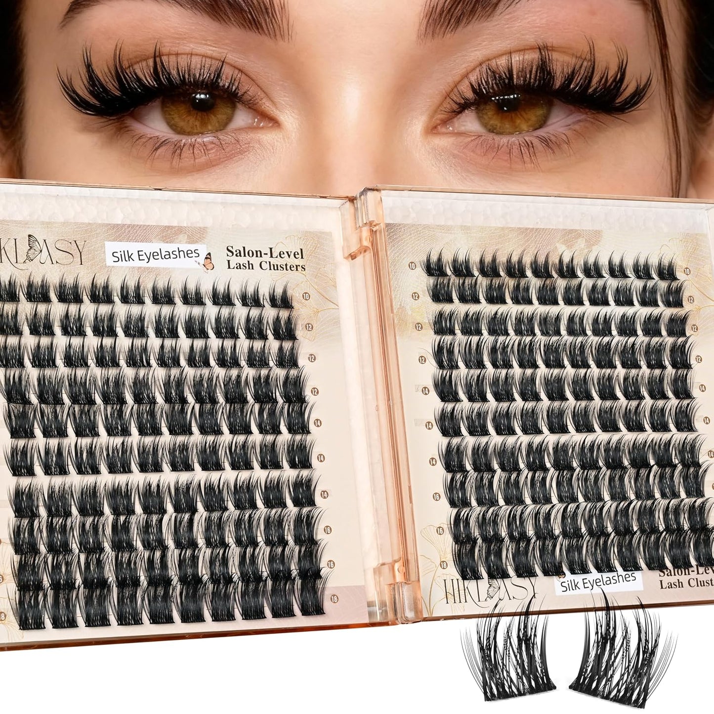 Lash Clusters - 120D Wispy Manga Style Spiky Eyelash Extensions | Reusable Volume Lashes 12-18mm
