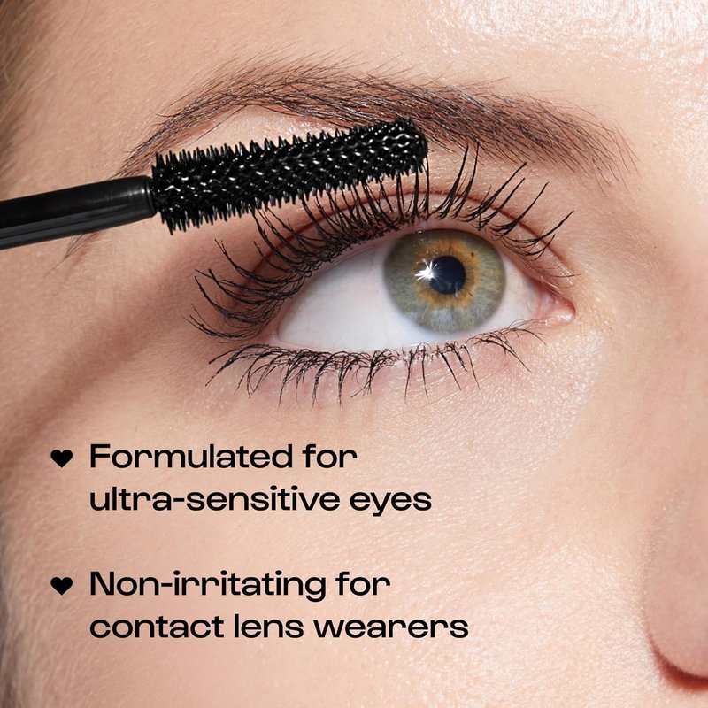 Alleyoop Tubing Mascara - Lengthening Smudge-Proof Formula for Sensitive Eyes | Vegan & Biotin Infused, Mini 4 mL