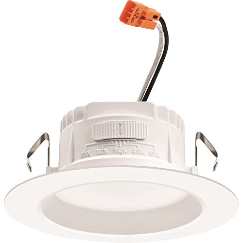 Juno 4-Inch LED Recessed Lighting Trim Kit - 5-in-1 Switchable Color