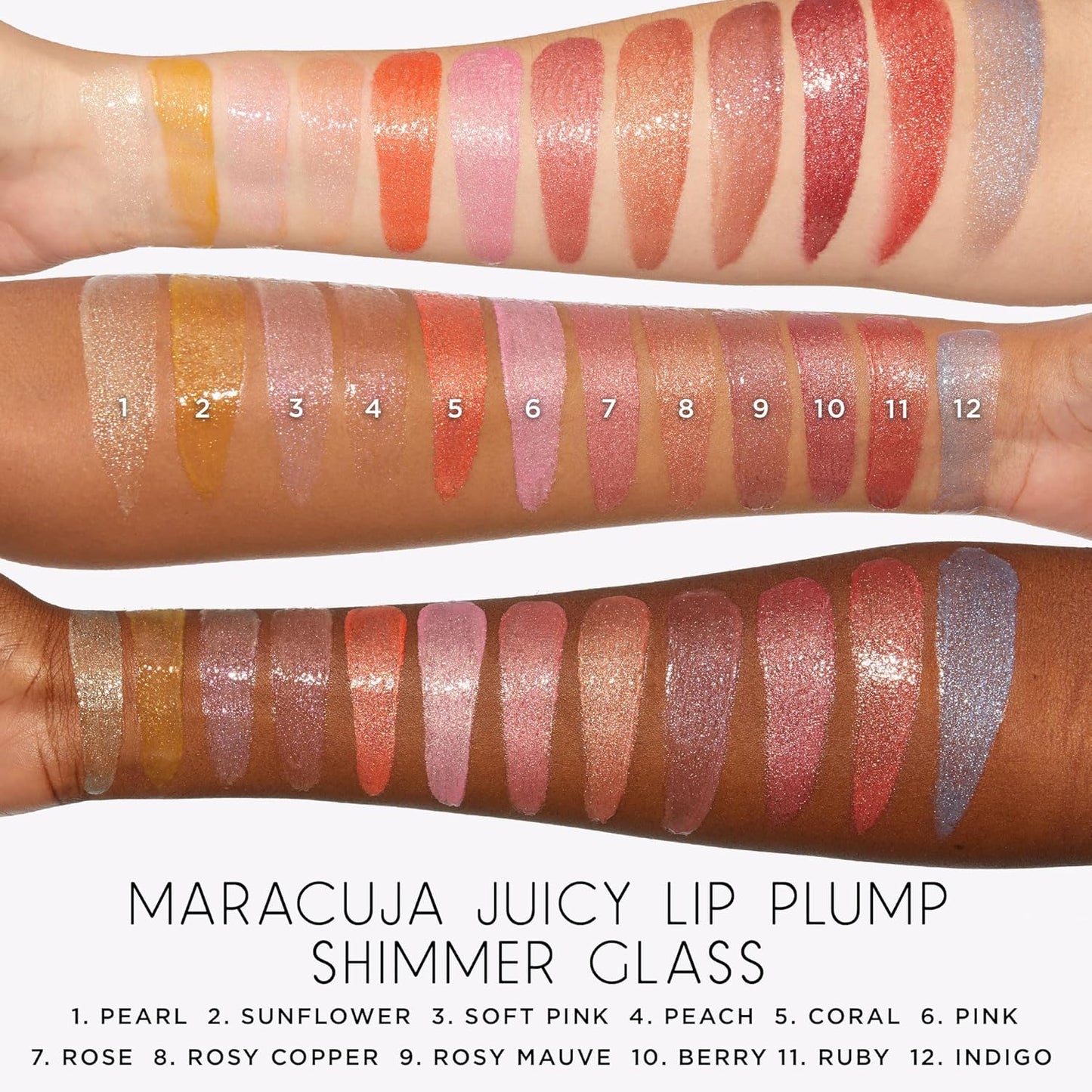 Tarte Maracuja Juicy Shimmer Lip Plump - Hydrating Lip Gloss Balm with Hyaluronic Acid & Vitamin E | Vegan & Cruelty-Free