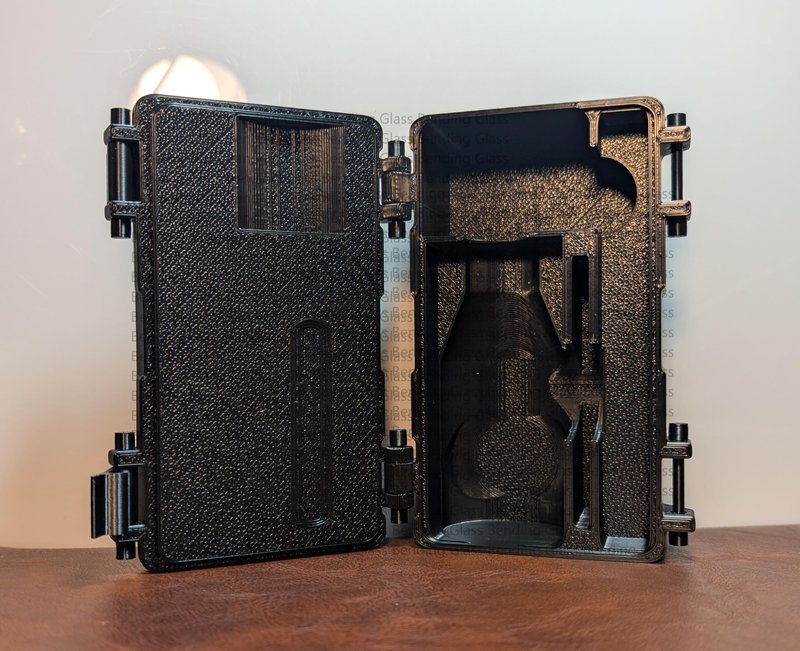 Travel Case for Puffco Proxy Core by Bending Glass – Compact Storage for Hot Knife, Q-Tips & Stash Jars