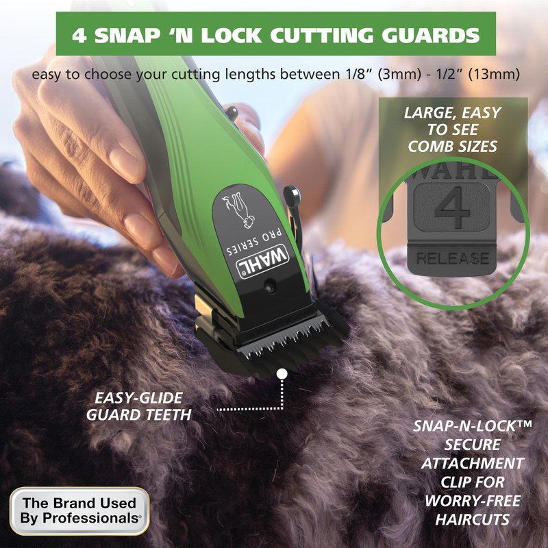 Wahl Pro Series Lithium Ion Cordless Dog Grooming Kit – Rechargeable, Heavy-Duty Dog Clippers for Thick Coats – Model 3025854