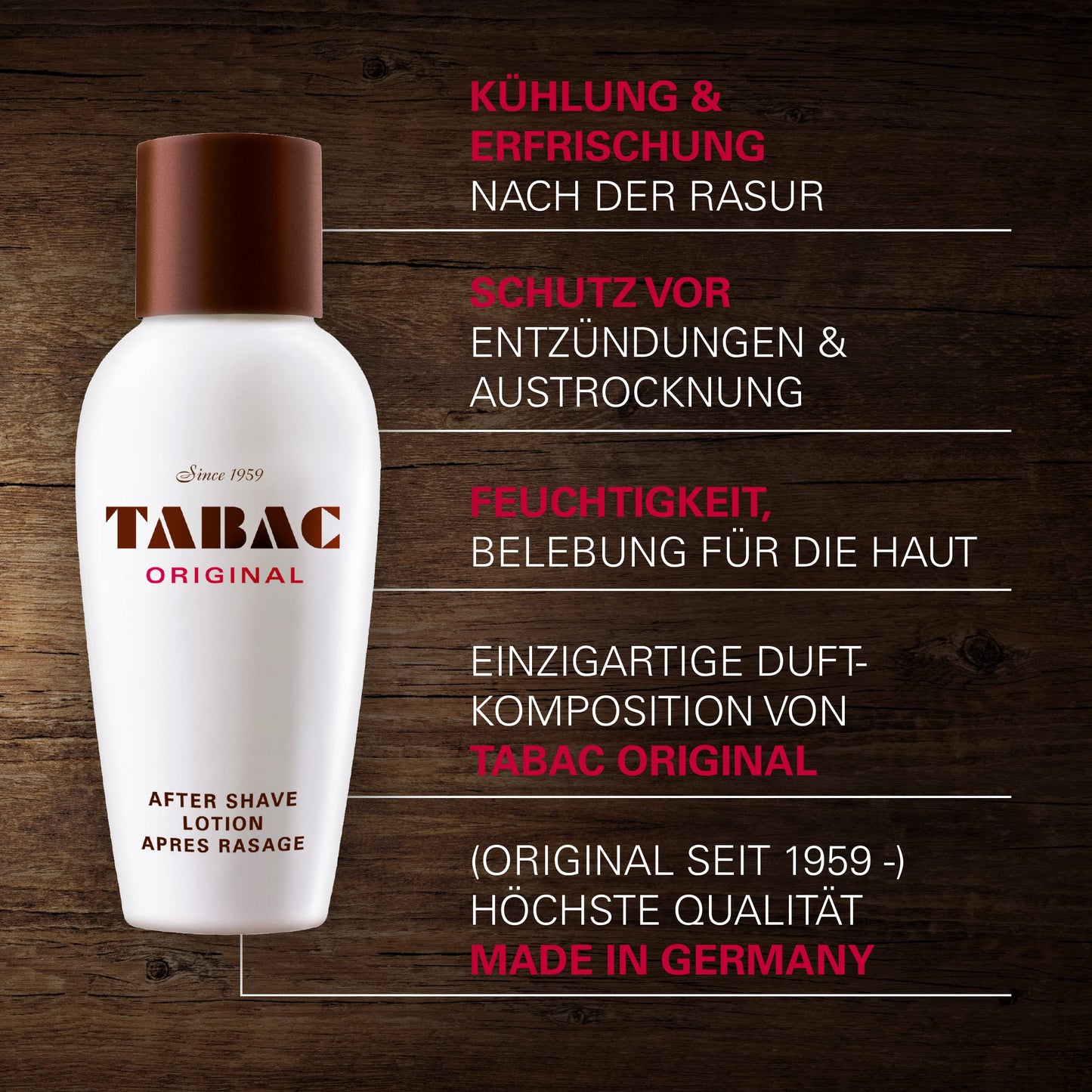 Maurer & Wirtz Tabac Original After Shave Lotion for Men, 6.8 Ounce