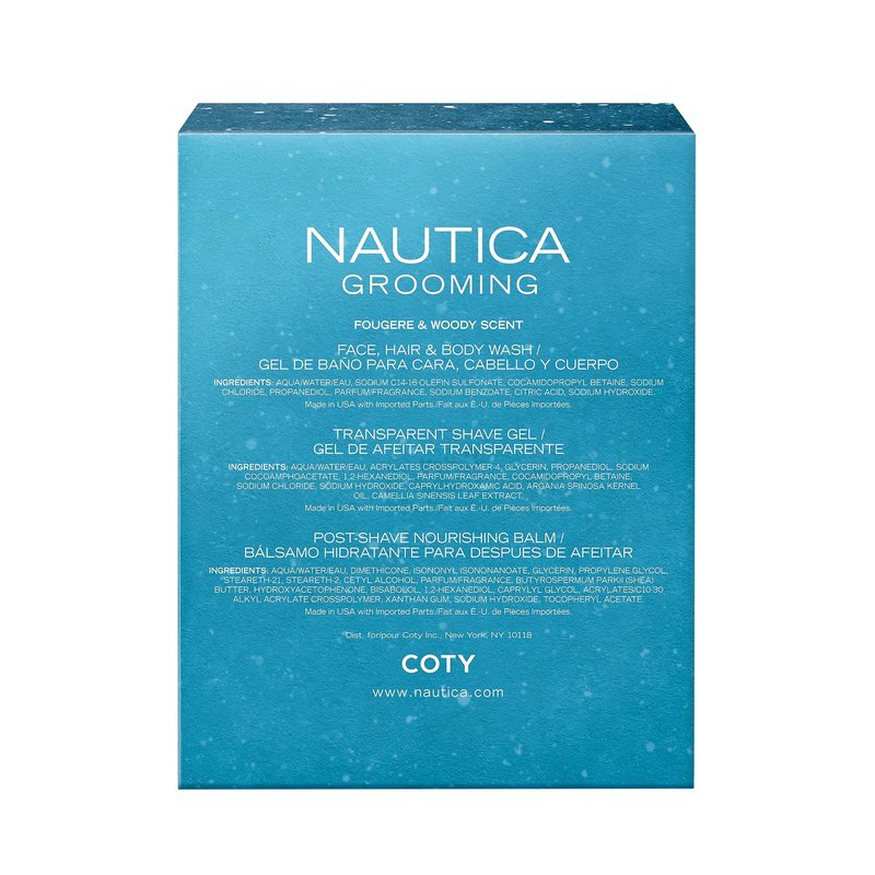 Nautica Grooming Men's 3-Pc Holiday Gift Set - Movember Supporter