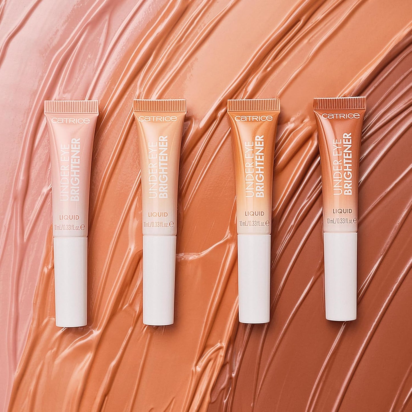Catrice Under Eye Brightener Liquid - Lightweight Luminous Formula with Built-In Sponge Applicator | Vegan, 010 Light Rose