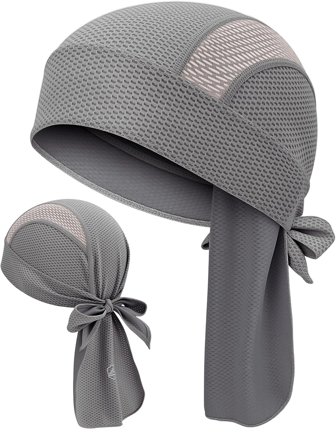 Cooling Skull Cap Durag | Sweat-Wicking Head Wrap for Cycling, Running & Motorcycle | Breathable Doo Rag