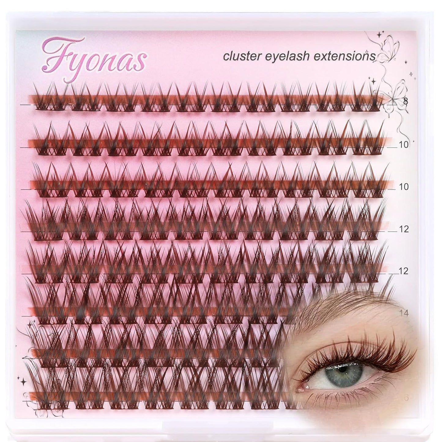 Manga Eyelash Clusters - Spiky Individual Lashes for Volume & Cosplay | 80Pcs C Curl