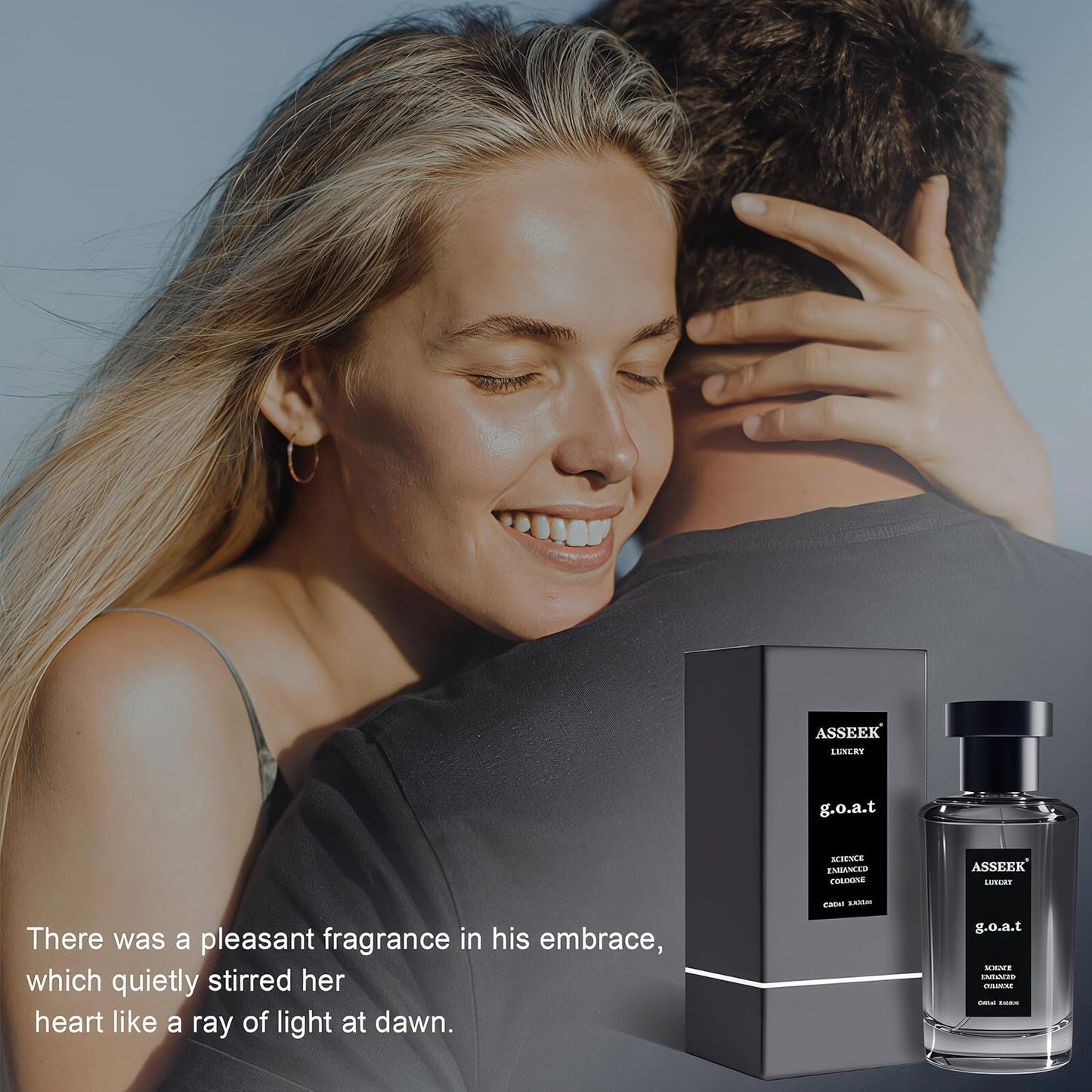 Luxury G.O.A.T Perfume for Men - Long-Lasting Woody Citrus Fragrance | 80ml (2.82 fl oz) Cologne for Daily Wear & Date Night