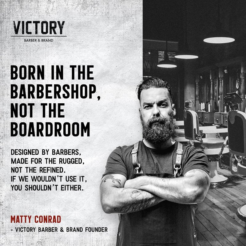 Victory Barber & Brand Grit Texture Powder For Men Barbershop Hair Powder Made in the USA | Composite Clay Styling Powder | styling powder for men 0.35 oz