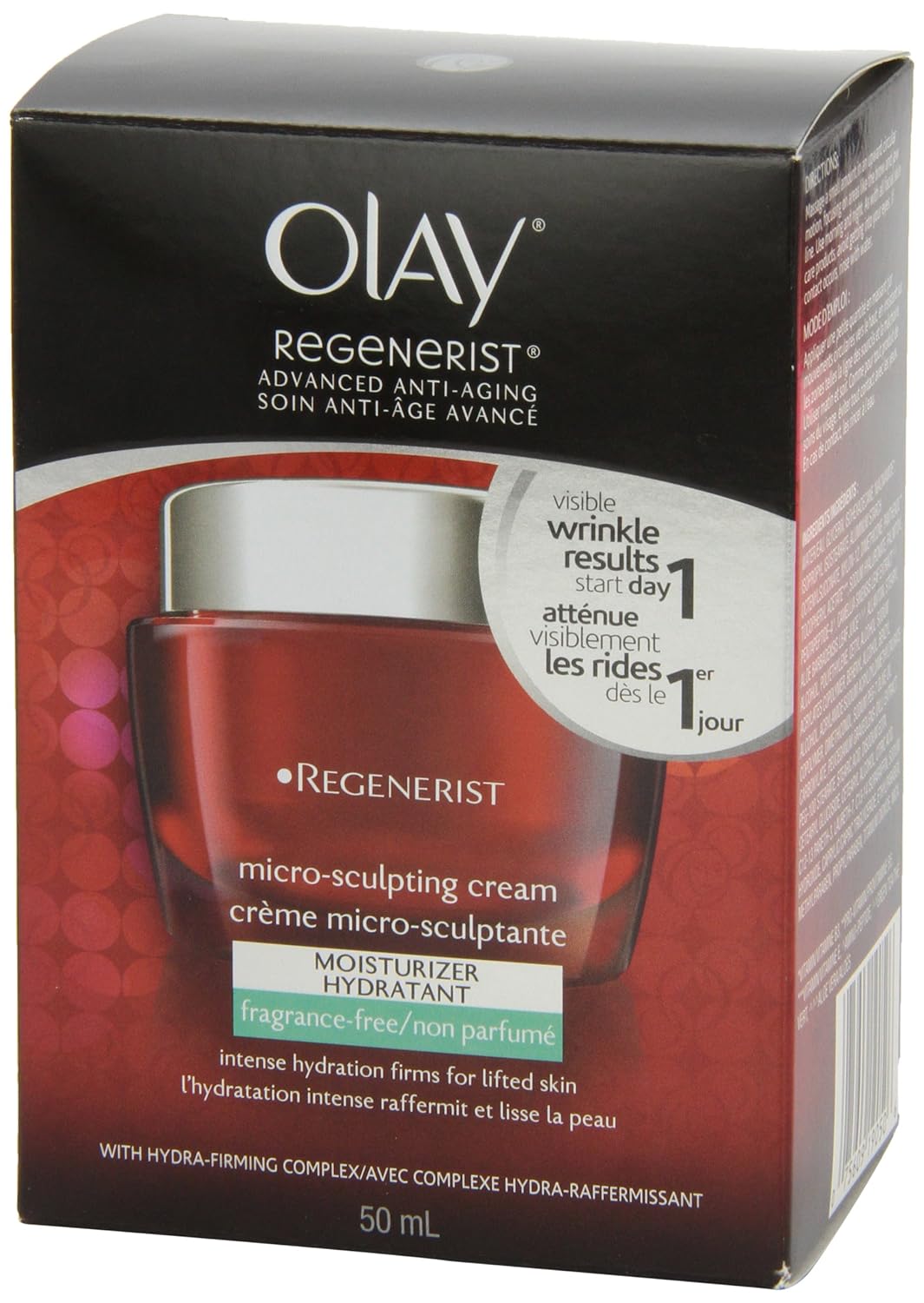 Olay Regenerist Micro-Sculpting Cream - Fragrance-Free Anti-Aging Moisturizer | 1.7 Oz / 50 mL