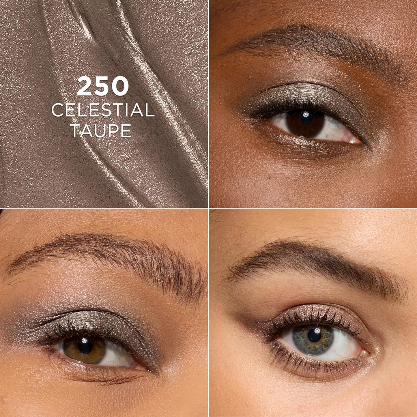 L'Oreal Paris Le Shadow Stick Eyeshadow - Blendable, Smudge-Resistant Cream in 250 Celestial Taupe