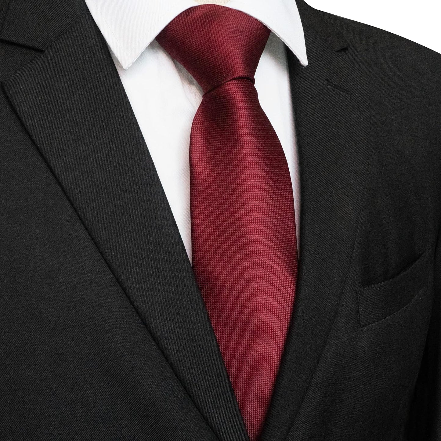 Solid Color Tie for Men - Business & Wedding Necktie | Elegant Design