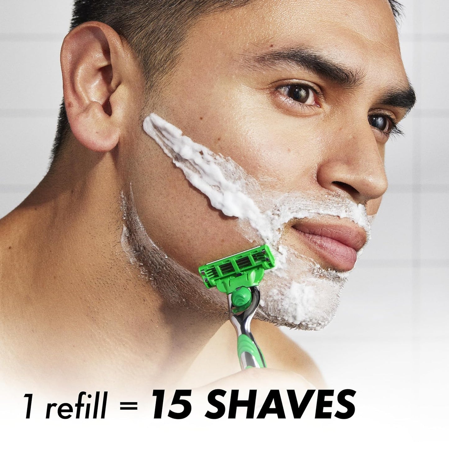 Gillette Mach3 Sensitive Shaving Razor - 1 Handle & 5 Blade Refills for Sensitive Skin