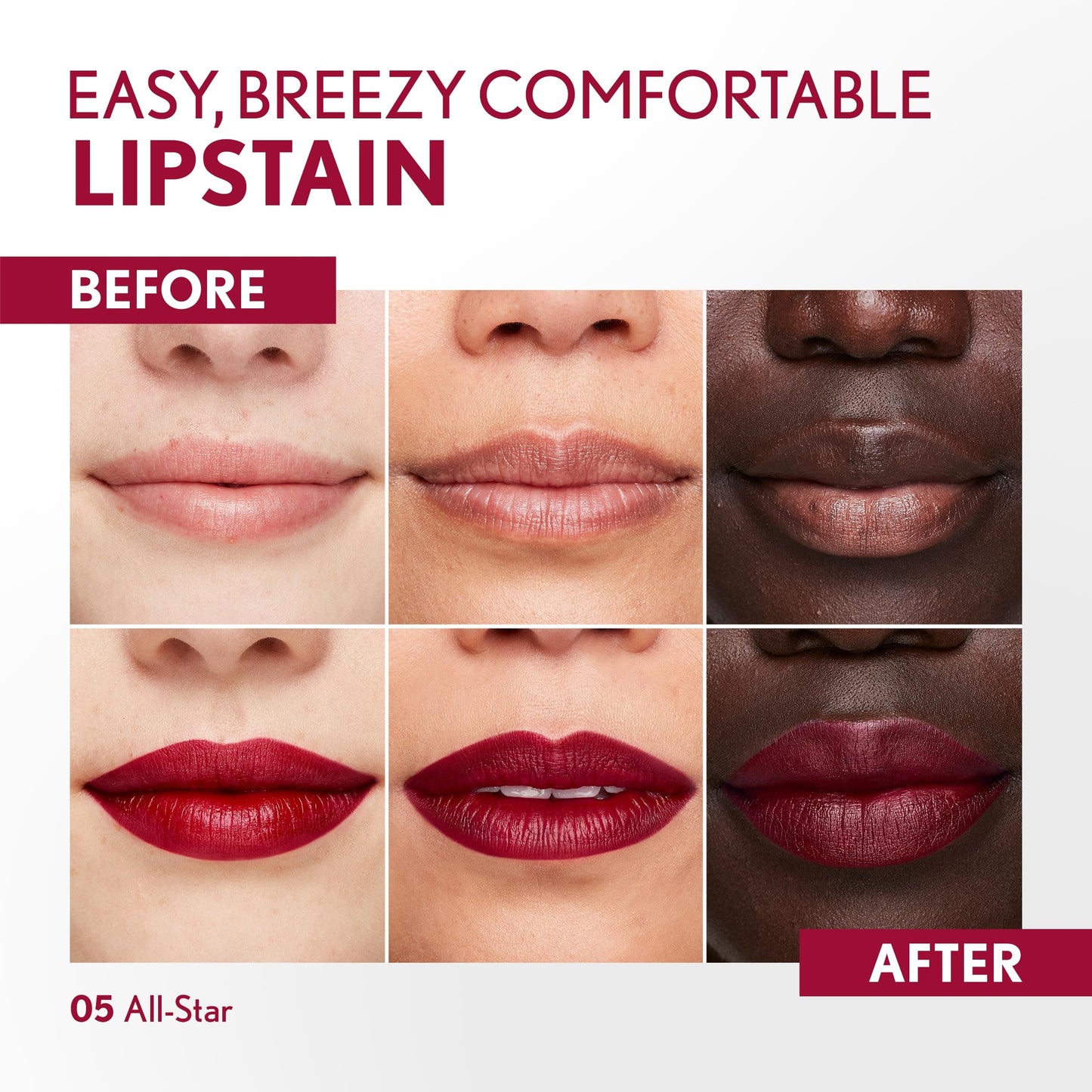 Covergirl Outlast Lipstain, 05 All-Star, Smooth Application, Precise Pen-Like Tip, Transfer-Proof, Satin Stained Finish, Vegan Formula, 0.06oz