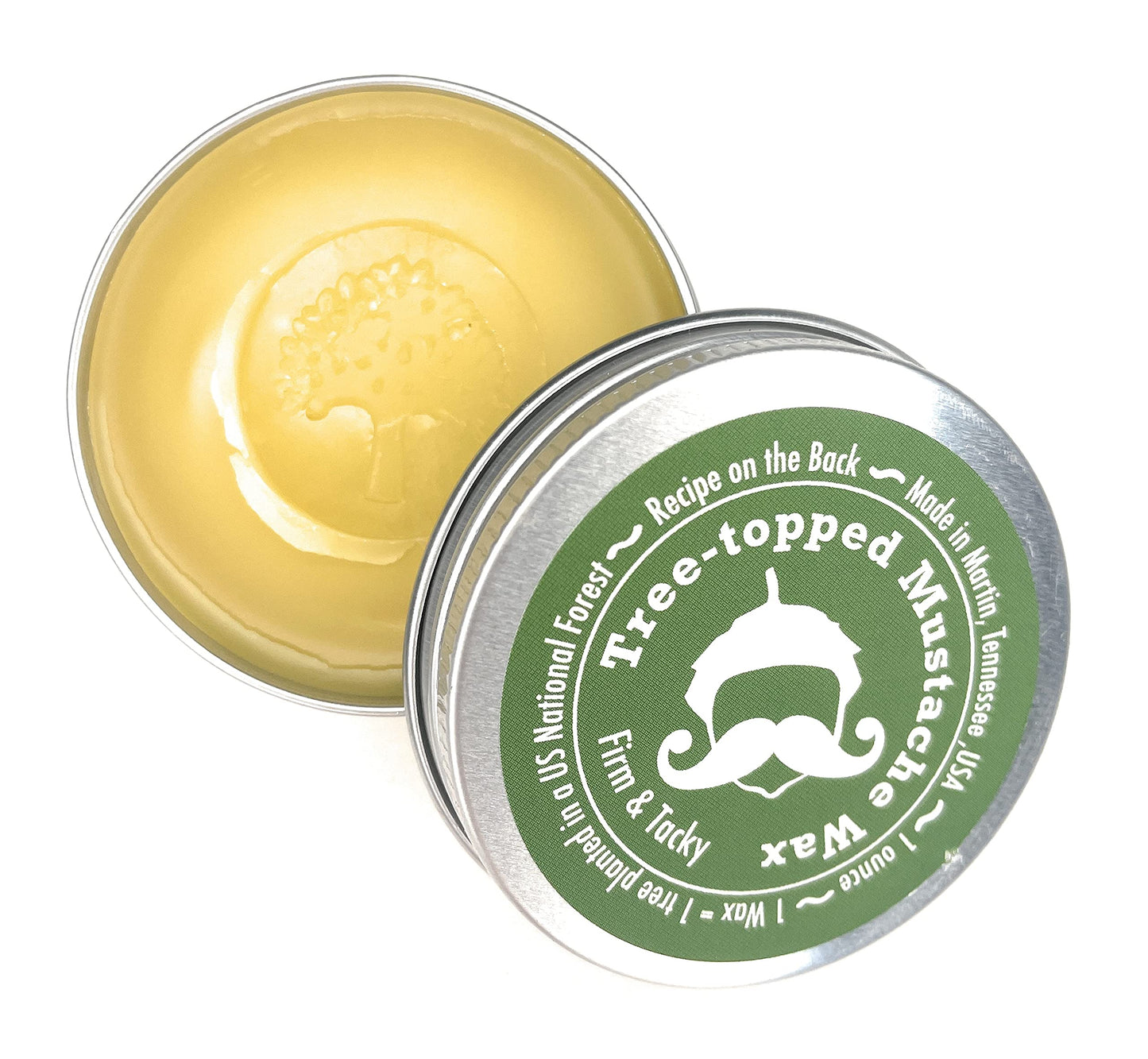 Green Beard Grmng Tree-topped Mustache Wax Tacky Firm - from