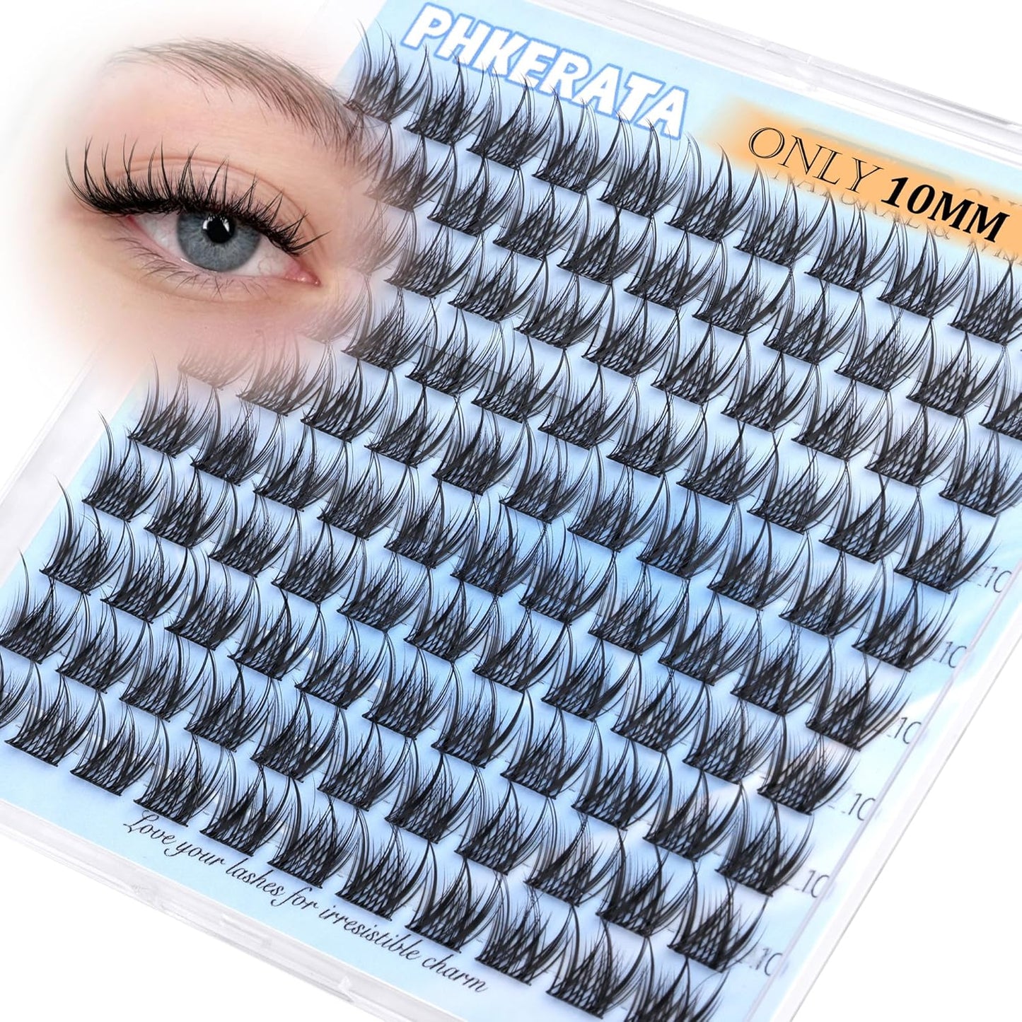 Natural Cluster Lashes - 14mm Wispy Eyelash Extensions | C Curvature for Daily Wear