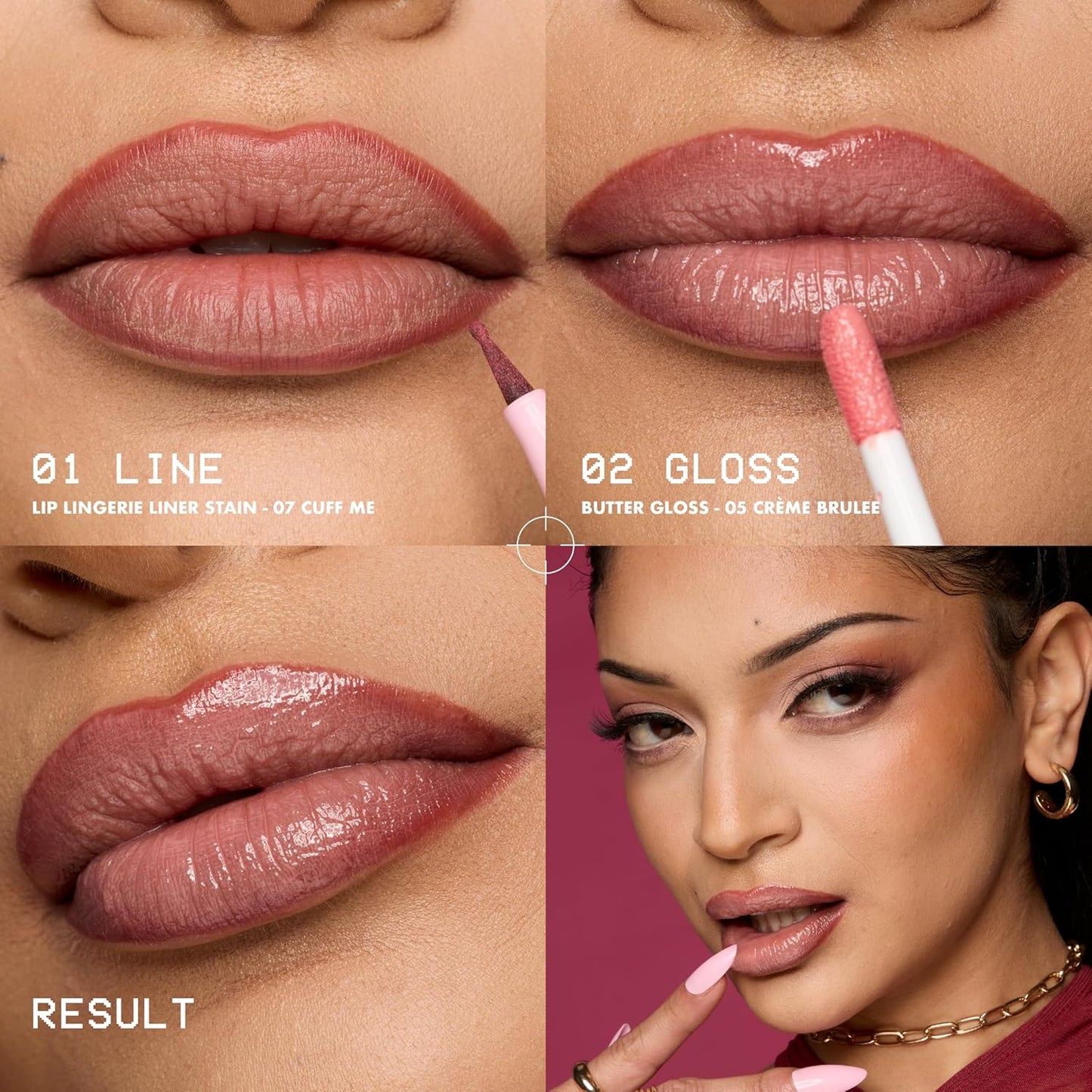NYX Lip Lingerie Liner - All-Day Waterproof Lip Stain for Seamless Finish | Cuff Me Color