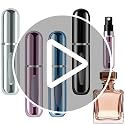 opasyo Refillable Perfume Atomizer - 5ml Leak-Proof Travel Spray Bottle Set