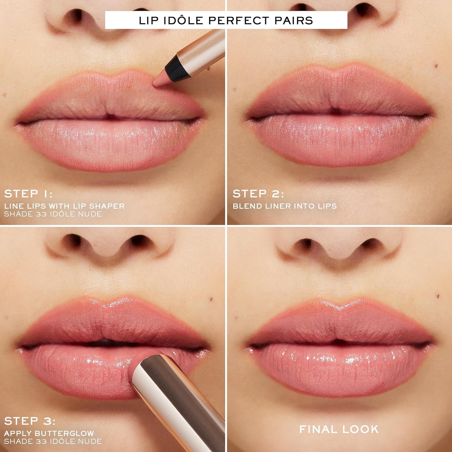 Lancôme Lip Idôle Lip Shaper - Creamy Matte Waterproof Lip Liner | 8-Hour Wear, Blendable, Infused with Ceramides & Jojoba Oil