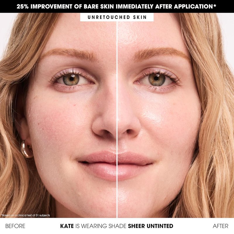 bareMinerals Daily Dewy Sunscreen SPF 30 - Hydrating Mineral Face Sunscreen with Niacinamide | Lightweight, Non-Greasy Glow Finish