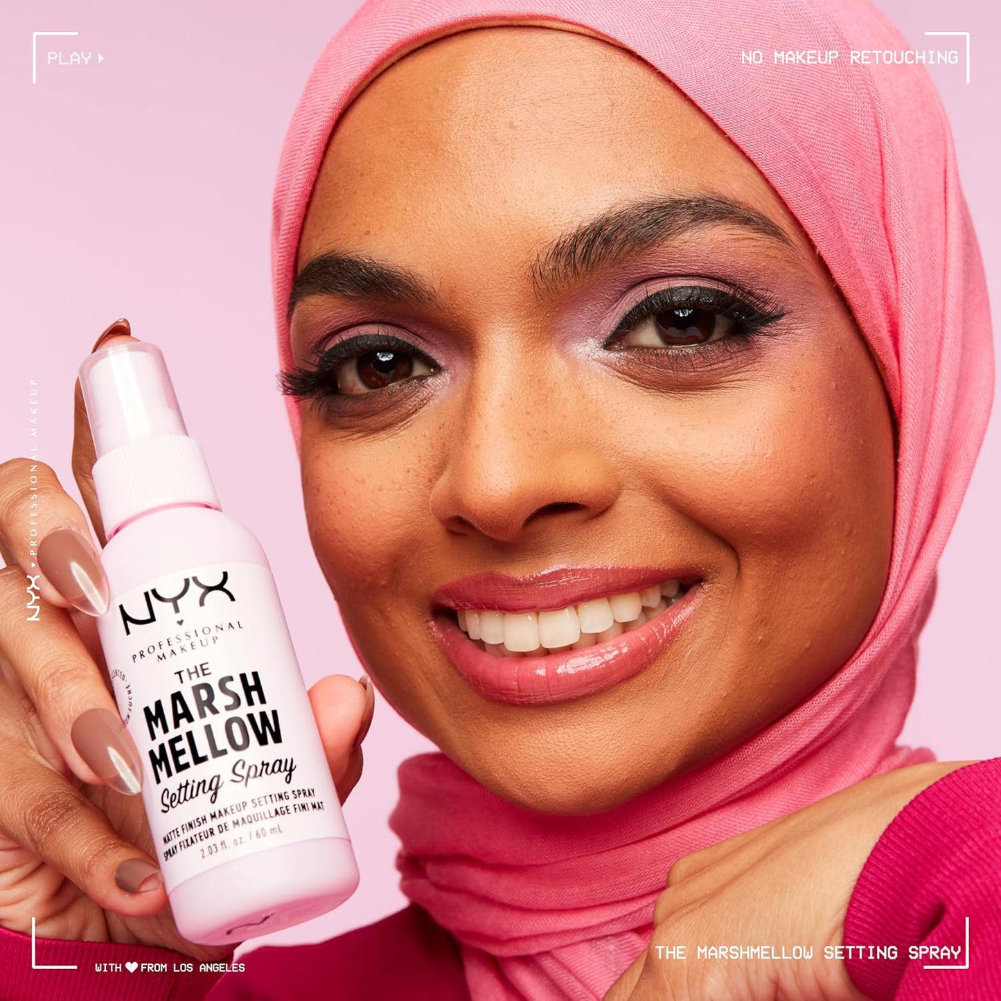 NYX Marshmellow Makeup Setting Spray | Long-Lasting Matte Mist for 16HR Wear, Vegan Formula