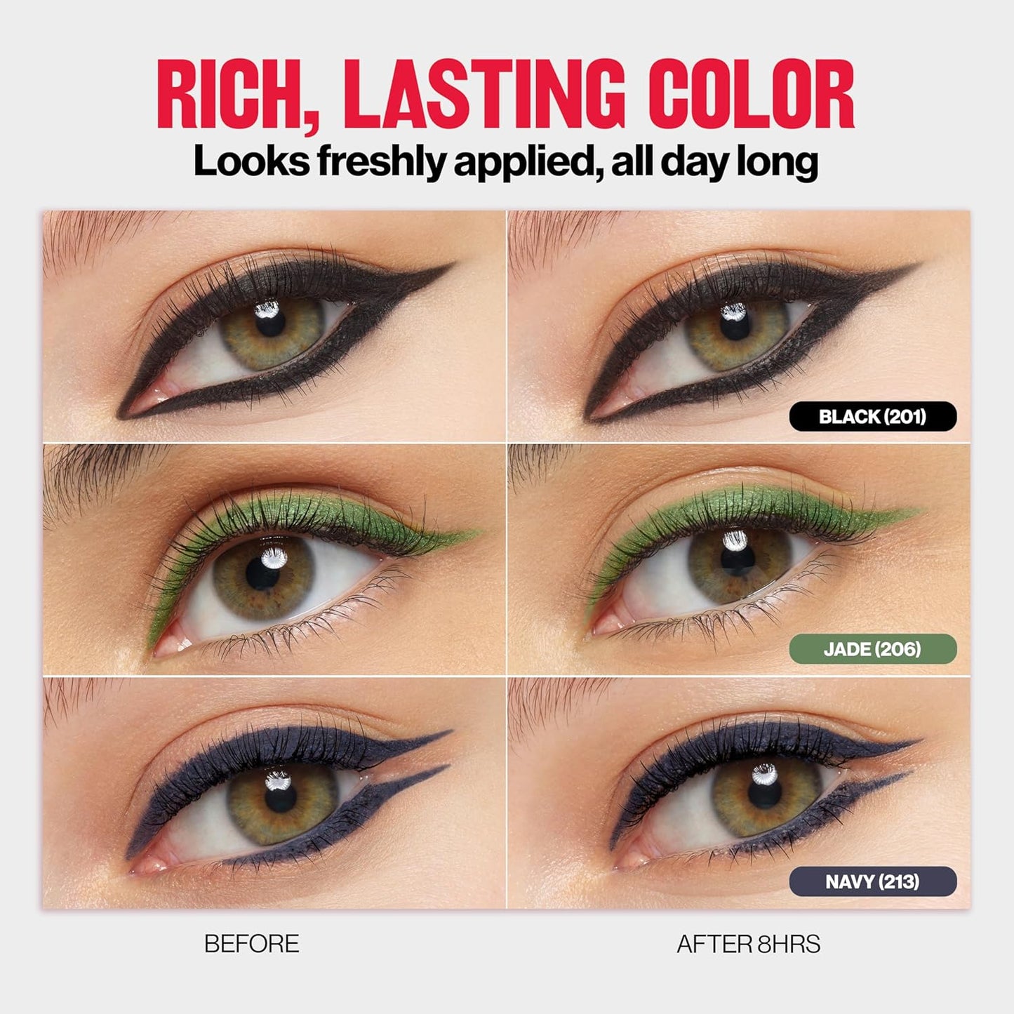 Revlon ColorStay Waterproof Eyeliner Pencil - Smudge-Proof, Long-Lasting Matte Finish | 202 Black Brown, 0.01 oz
