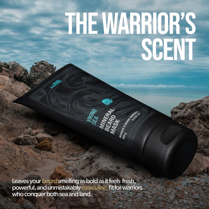 The Beard Struggle Viking Sea Mineral Beard Conditioner - 5.29 oz - Promotes Beard Health - Cleansing Beard Mask for Men