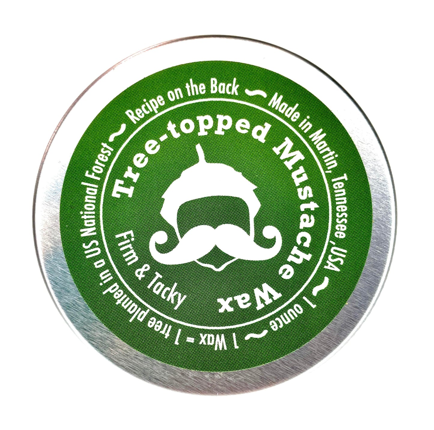 Green Beard Grmng Tree-topped Mustache Wax Tacky Firm - from