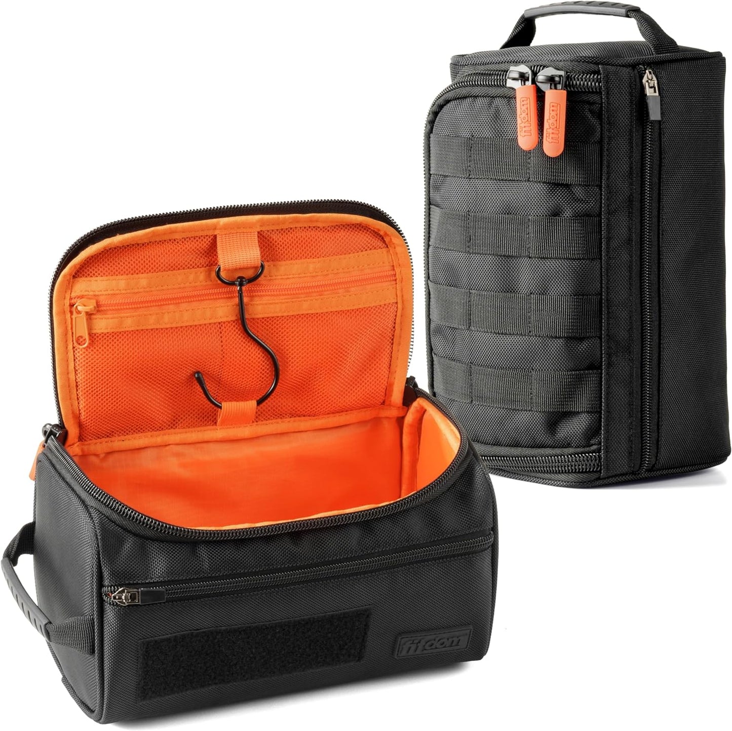 Hanging Toiletry Bag - Tactical Dopp Kit for Men | Travel Organizer for Cosmetics & Grooming Essentials