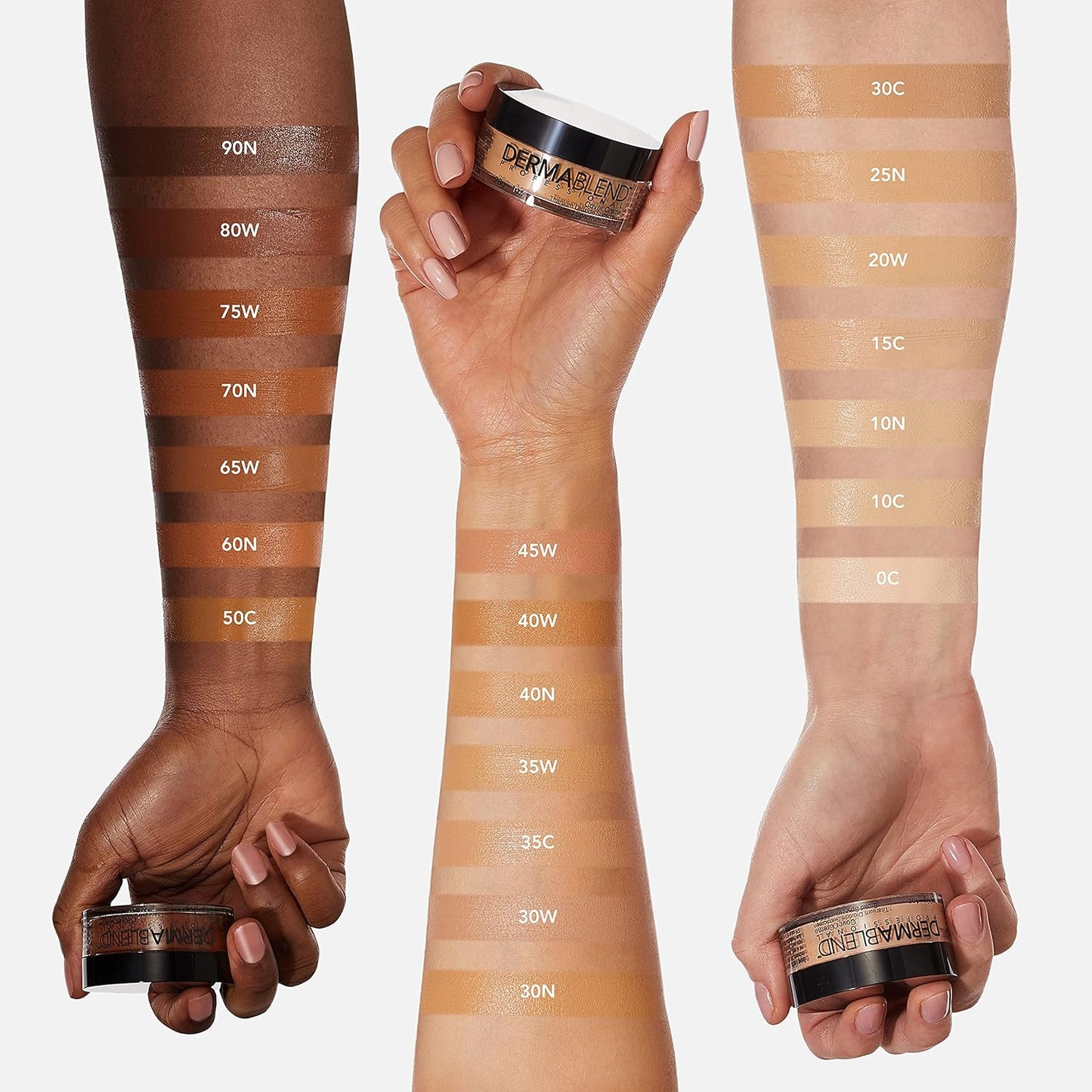 Dermablend Cover Crème - Full Coverage Foundation Makeup | Hydrating Cream Concealer for Dark Circles & Blemishes, SPF 30, 1 Oz