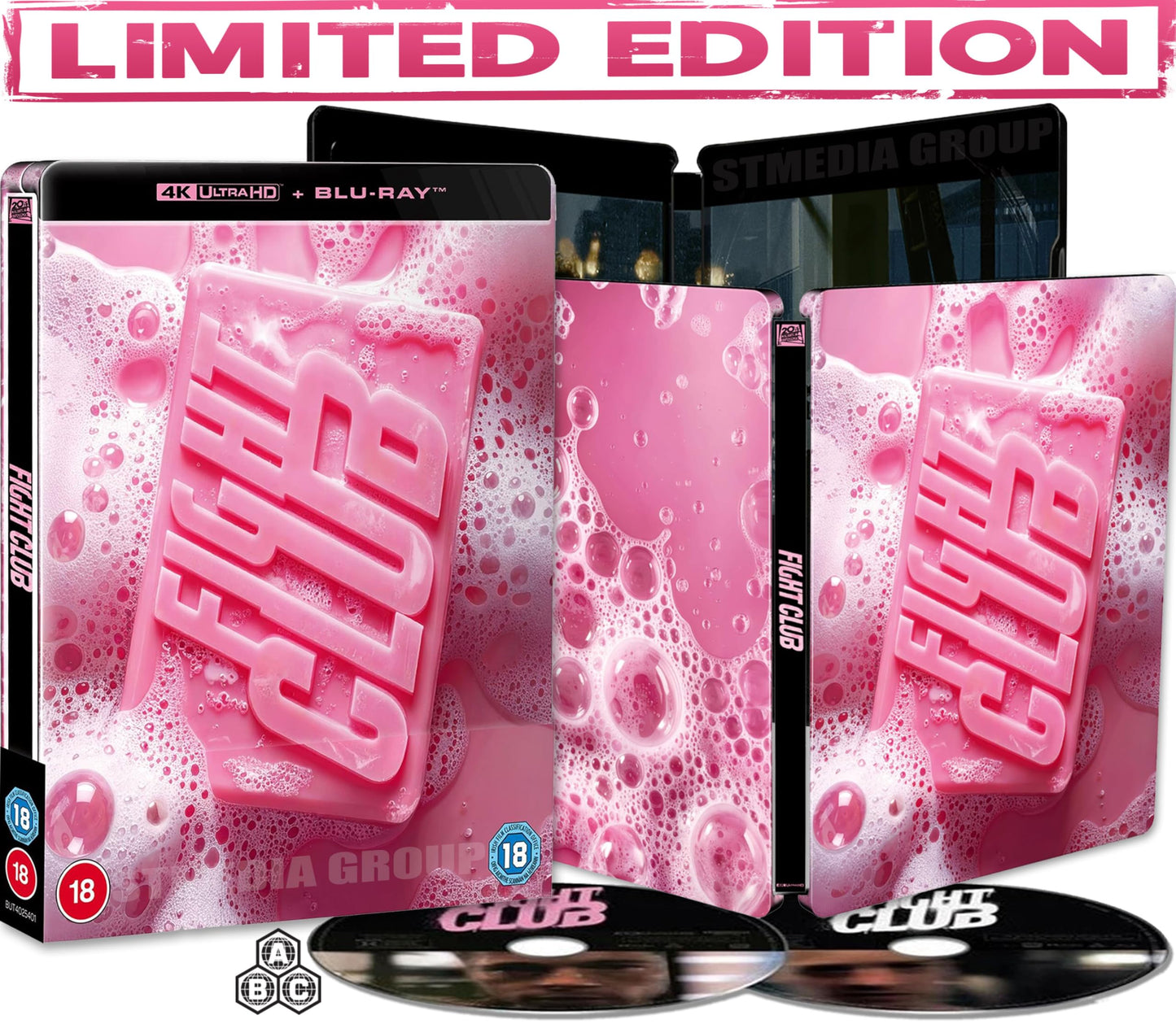 Fight Club (Limited Edition, SteelBook) [Bonus Features] [4K UHD + Blu-ray] [Region Free]