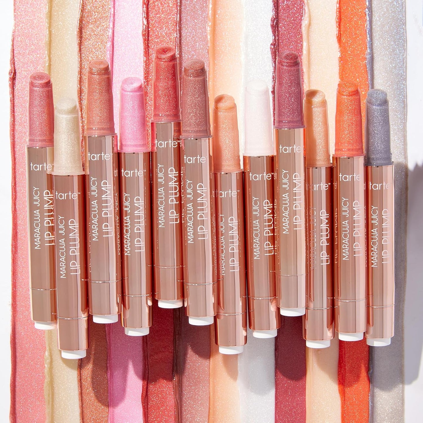 Tarte Maracuja Juicy Shimmer Lip Plump - Hydrating Lip Gloss Balm with Hyaluronic Acid & Vitamin E | Vegan & Cruelty-Free