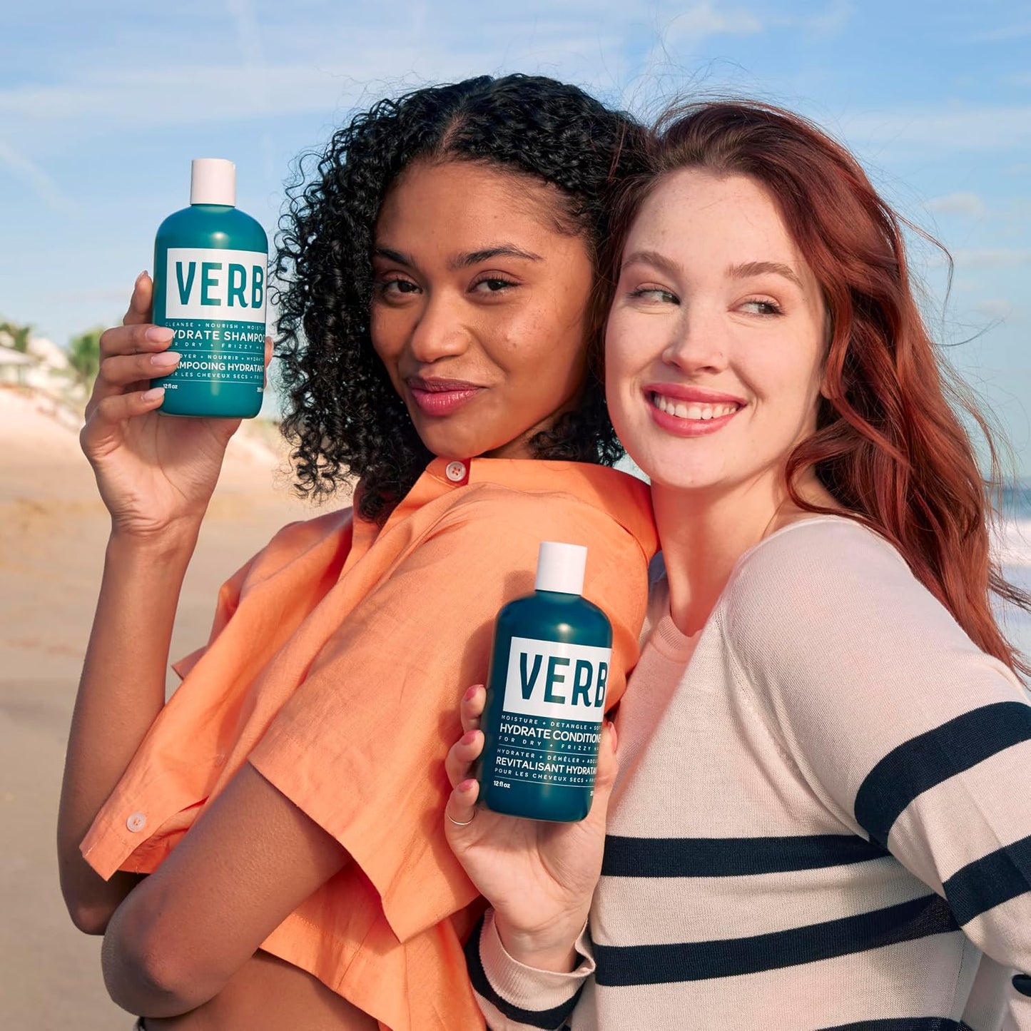 Hydrate Shampoo & Conditioner Duo - Nourishing Formula for Dry, Frizzy Hair | Amber + Warm Jasmine Scent