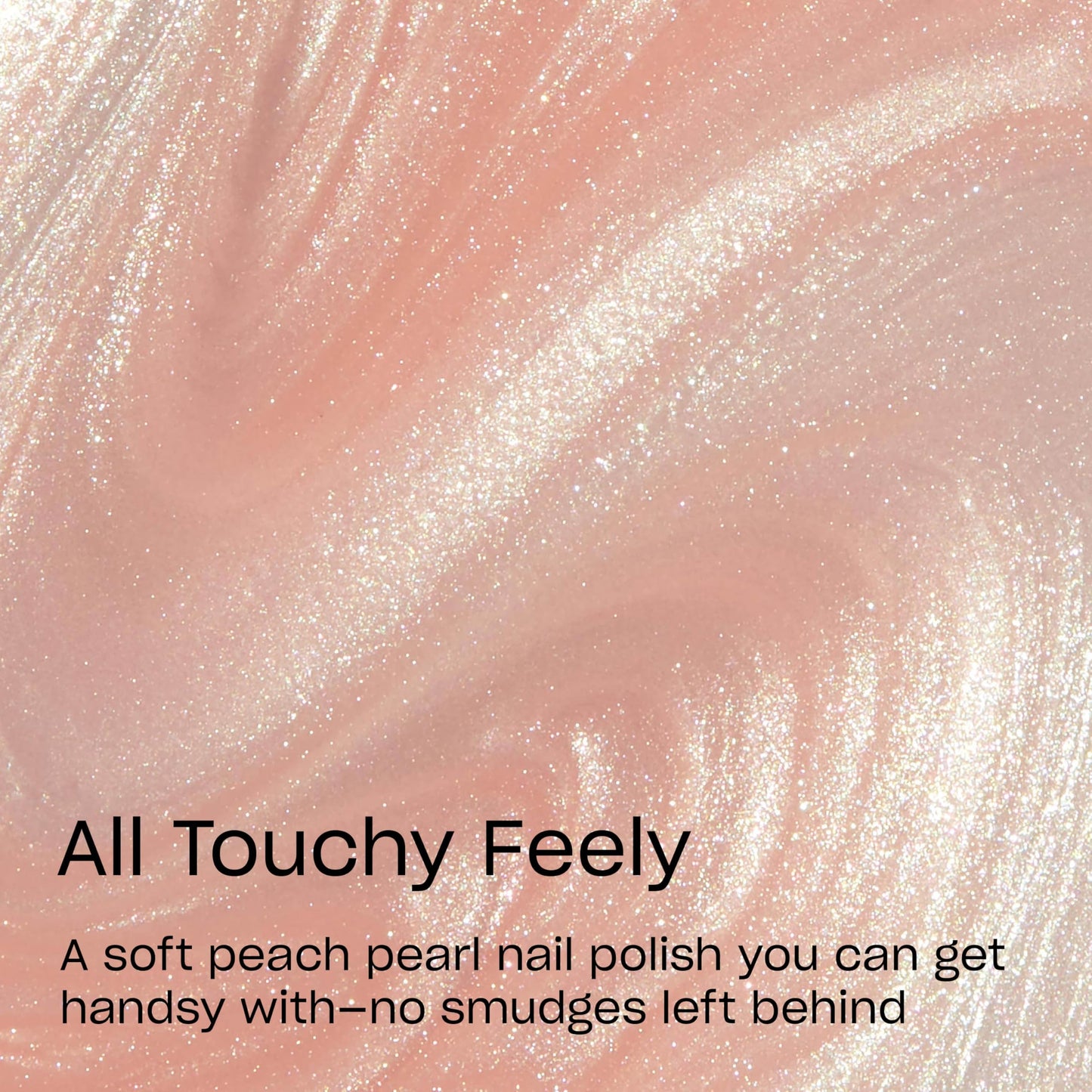 OPI RapiDry All Touchy Feely | Semi-sheer Soft Peach Pearl Quick Dry Nail Polish | Vegan, Smudge Proof, Fast Drying