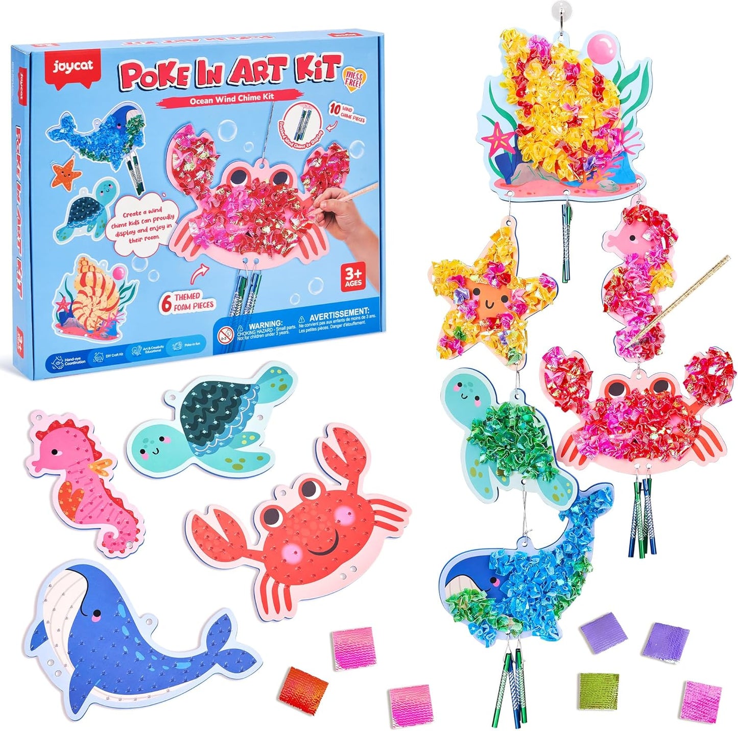 3D Castle Princess Dress Up Craft Kit - DIY Fairy Tale Scene | Mess-Free Arts & Crafts for Girls Age 4-8