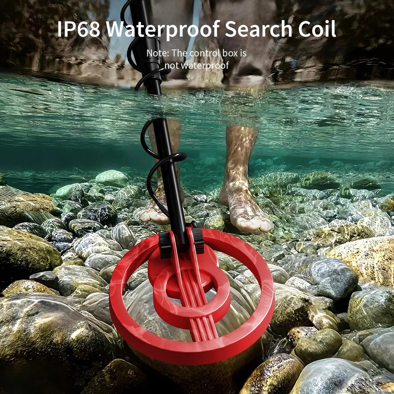 2026 Latest Metal Detector for Adults, Professional Waterproof & Adjustable Stem, Higher Accuracy Gold Detector with LCD, Advanced DSP Chip, 2.26 Pounds Lightweight Suitable for Beach and Backyard