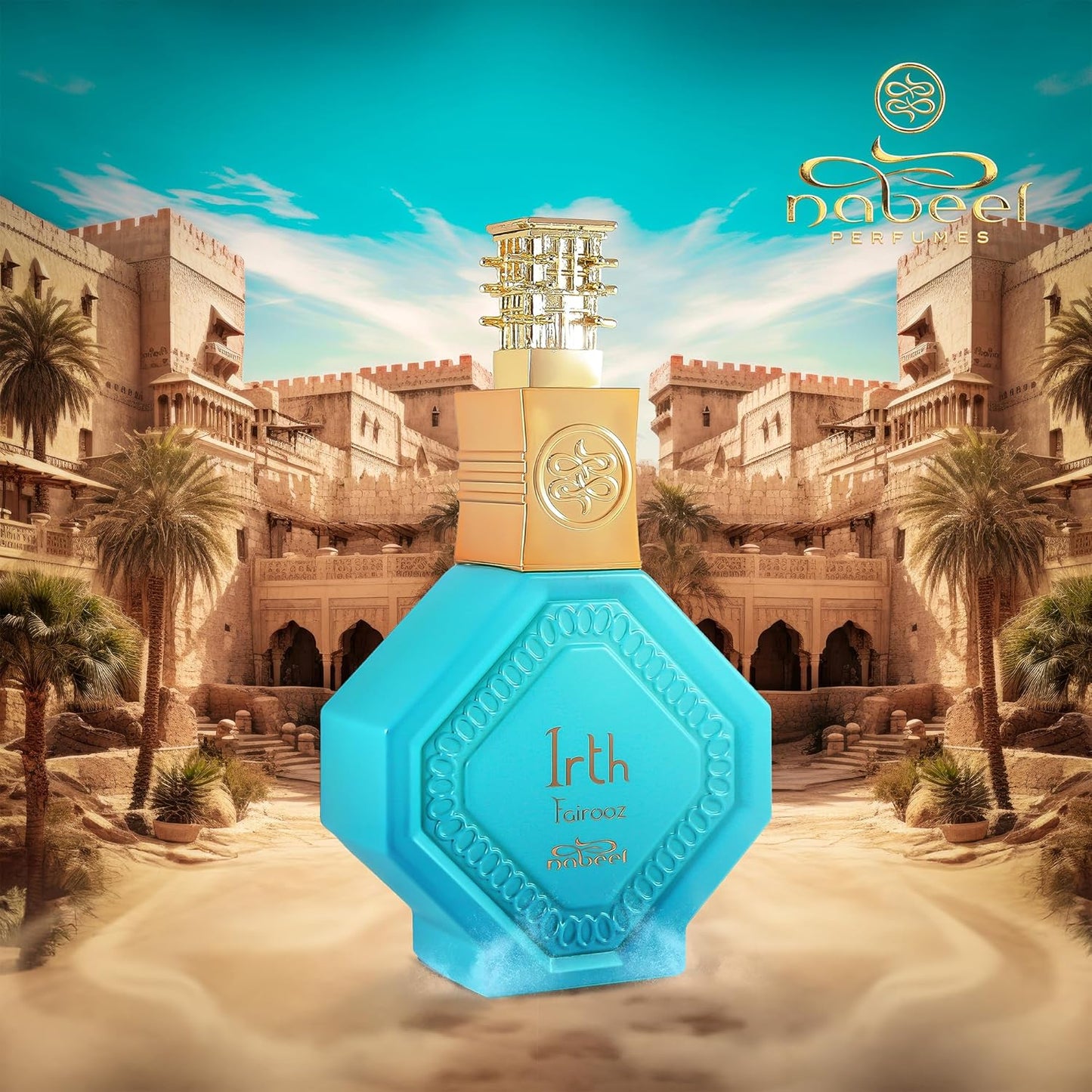 Irth Fairooz Arabian Perfume for Unisex | Grapefruit & Vanilla Scent - Travel Size 3.3 oz EDP Spray