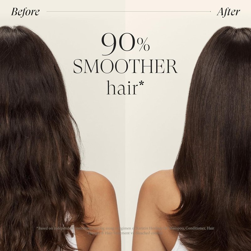 L'ANZA Keratin Healing Oil Conditioner - Moisturizing Care for Dry, Damaged Hair | Anti-Frizz, Color Safe, Sulfate Free