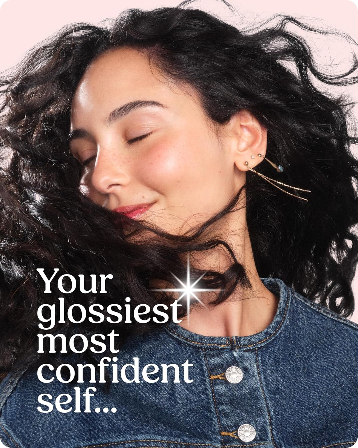 Glaze Supergloss Color Conditioning Gloss - Hydrating Semi-Permanent Hair Color & Shine Boost - 6.4 fl oz | Lustrous Ebony - Blue Black