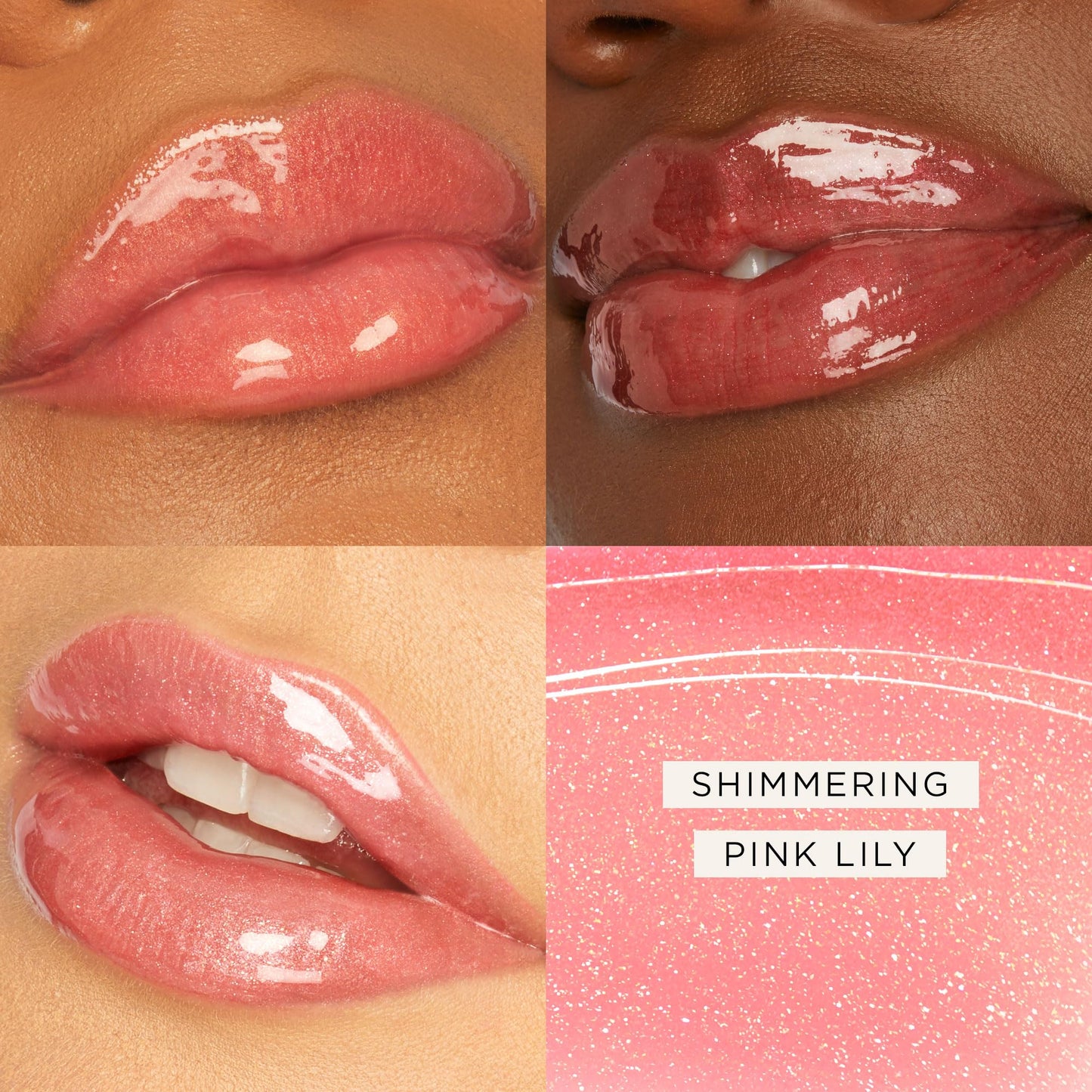 tarte maracuja juicy lip vinyl gloss – Hydrating & Volumizing Lipgloss Balm with Hyaluronic Acid, Vitamin E to Plump & Moisturize, Vegan & Cruelty-Free, full size, shimmering pink lily
