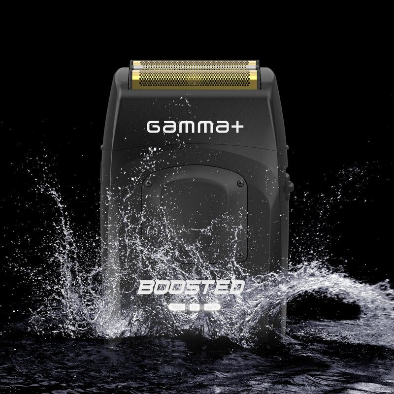 GAMMA+ Boosted Cordless Double Foil Shaver, USB-C Rechargeable with Integrated Micro Trimmer (Foil Shaver)