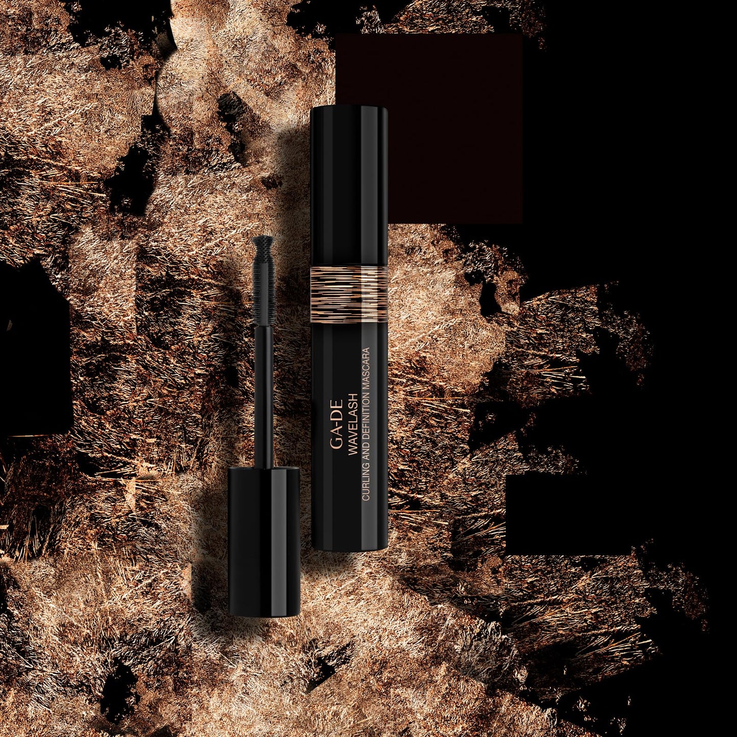 GA-DE Wavelash Curling and Definition Mascara - Instantly Thickens and Volumizes - Formulated with Wavemax for Dramatic Effect - Black - 0.49 oz
