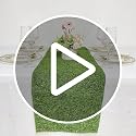 Artificial Grass Table Runner for Weddings & Parties - 13" x 31.5"