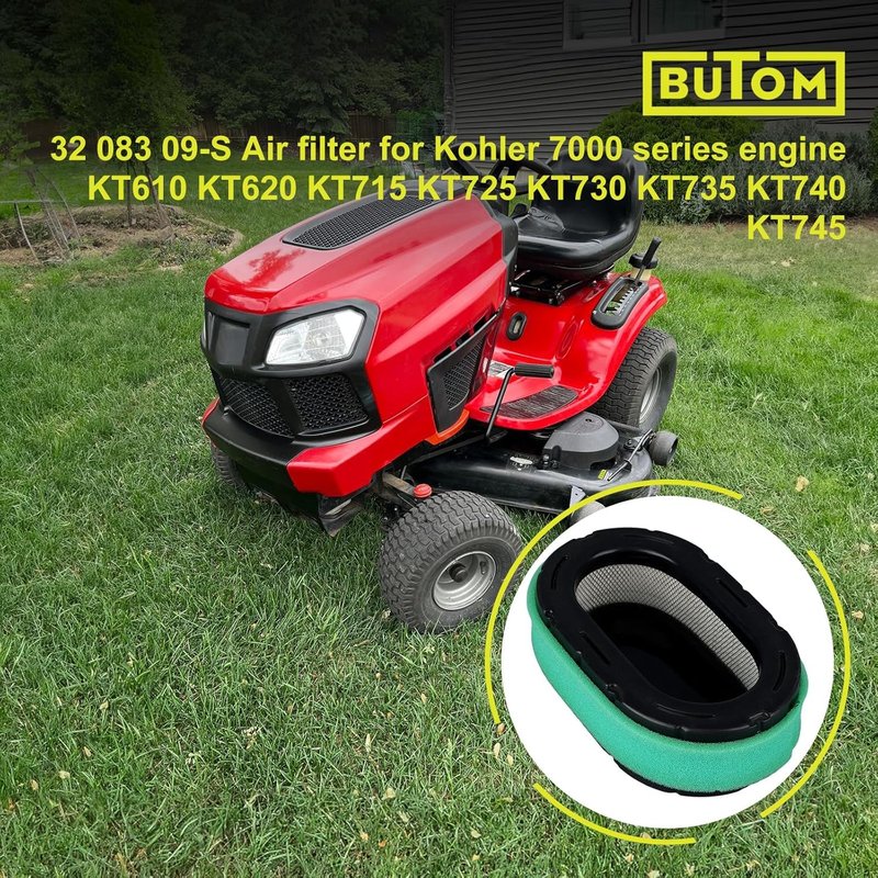 XT1 Oil Change Kit Air Filter for Cub Cadet KH-32-883-09-S1 XT2 XT1 LT46 LT50 ZT1-54 ZT1-42 Kohler 7000 Series KT715-KT745 725CC Engines Replace 32-083-09-S