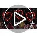 Battery Powered Heart Shaped Window Lights - 3 Pack Valentine's Day Decor